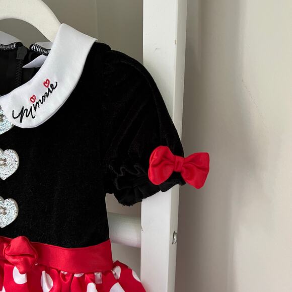 12-18 month Disney Minnie Mouse Dress Costume baby girl Polka dot dress - Picture 4 of 11